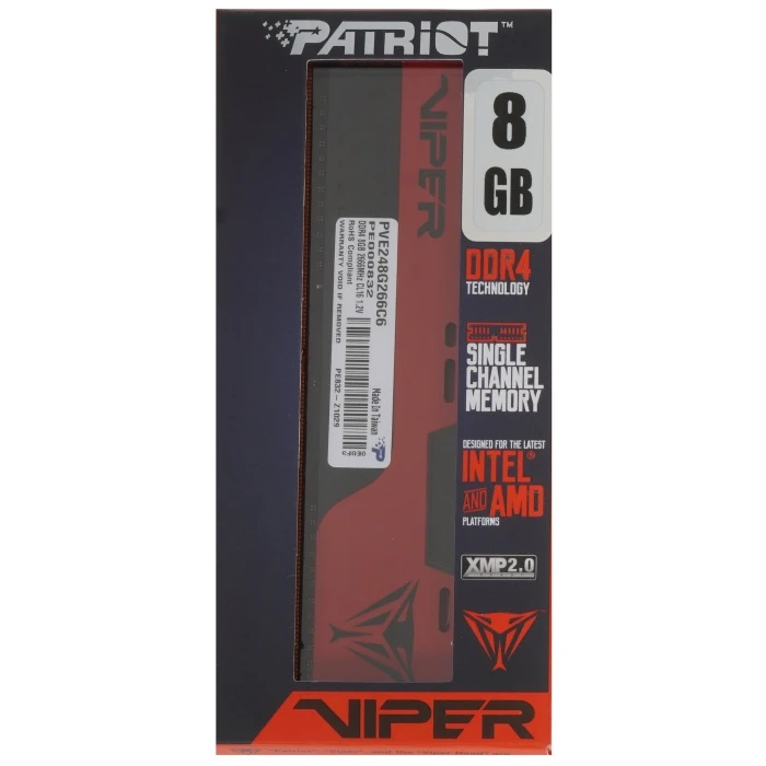 Оперативная память Patriot Viper Elite II 8Gb 2666Mhz, PVE248G266C6