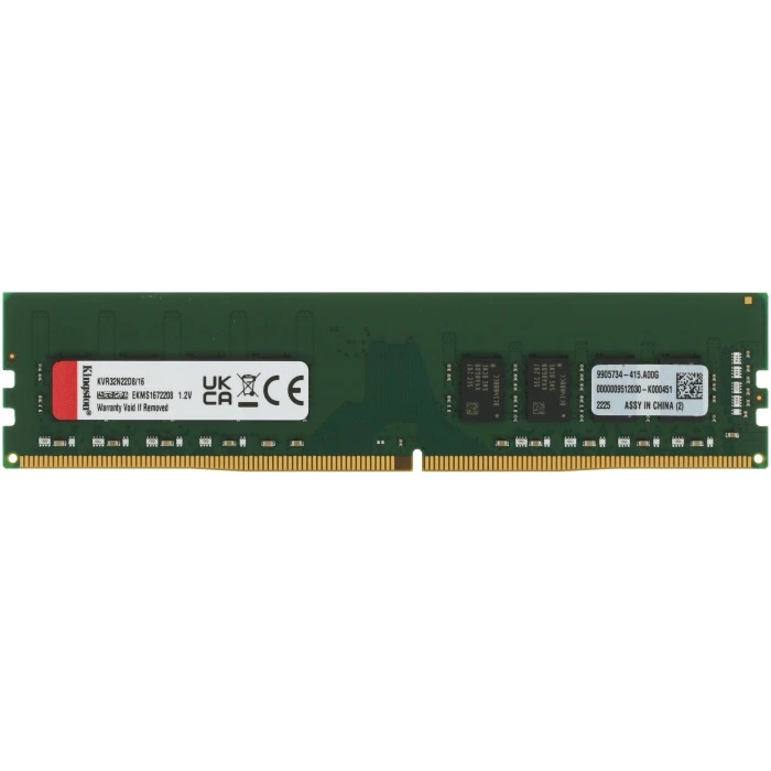 Оперативная память Kingston ValueRAM 16Gb 3200Mhz, KVR32N22D8/16