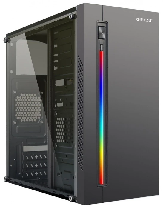 Корпус GiNZZU D370 черный, Mini-Tower