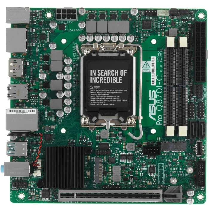 Мат. плата ASUS Pro Q870I-C-CSM, LGA 1851