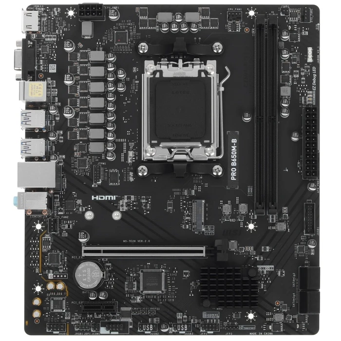 Мат. плата MSI PRO B650M-B, AM5