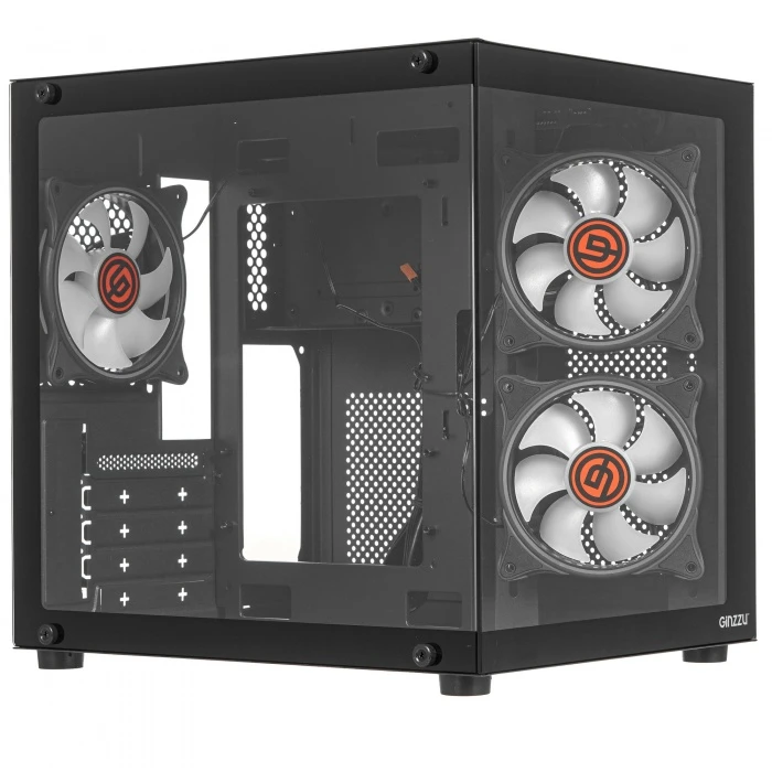 Корпус GiNZZU V150 черный, Mini-Tower