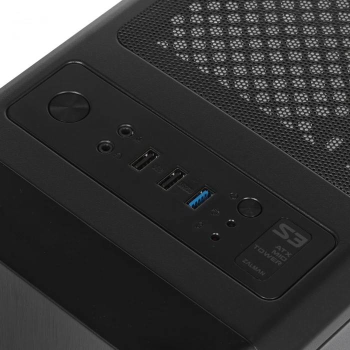 Корпус ZALMAN S3 черный, Mid-Tower
