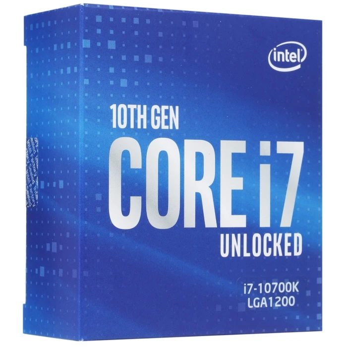 Процессор Intel Core i7-10700K, BOX, LGA 1200