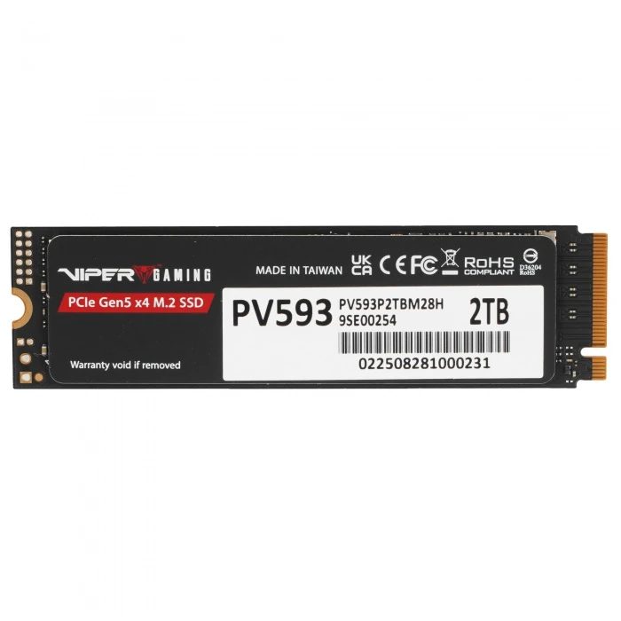 SSD накопитель Patriot Viper PV593 2Tb M.2 NVMe, PV593P2TBM28H