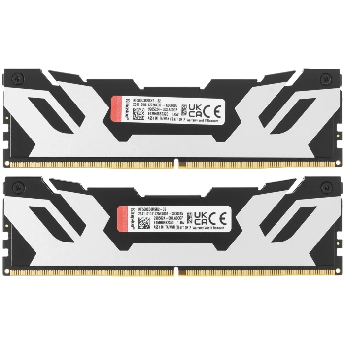 Оперативная память Kingston FURY Renegade Silver 32Gb 8000Mhz, KIT 2*16Gb, KF580C38RSK2-32