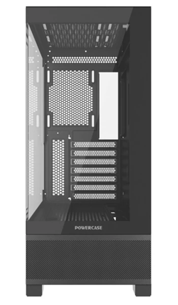 Корпус PowerCase Luminous черный, Mid-Tower