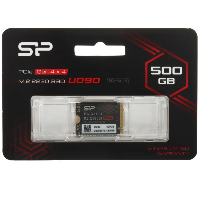SSD накопитель SiliconPower UD90 500Gb M.2 NVMe, SP500GBP44UD9007