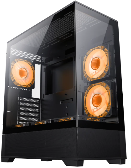 Корпус GameMax Vista AB черный, Mid-Tower