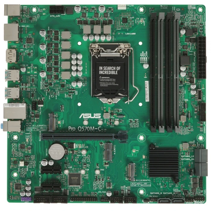Мат. плата ASUS Pro Q570M-C/CSM, LGA 1200