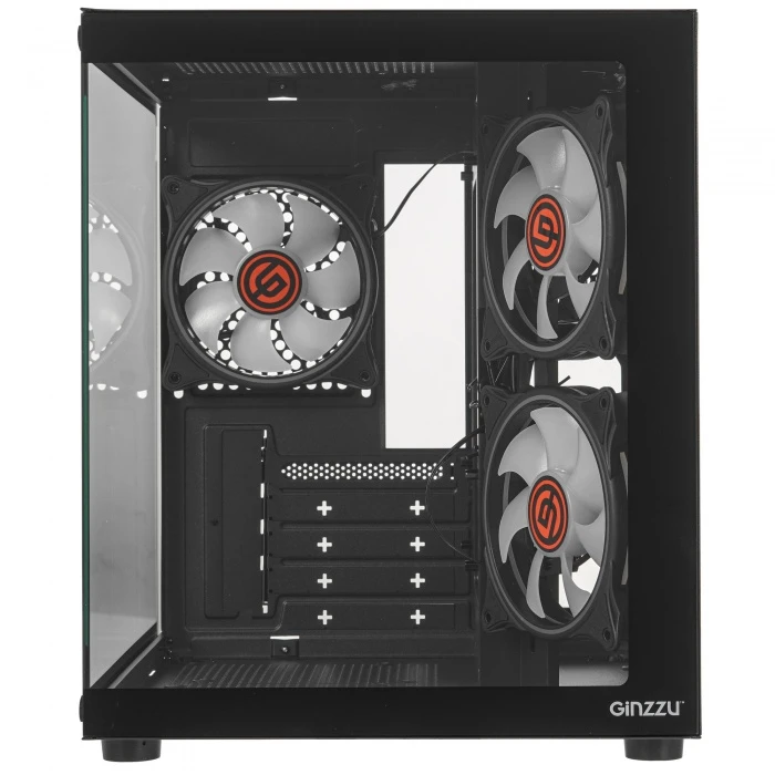 Корпус GiNZZU V150 черный, Mini-Tower