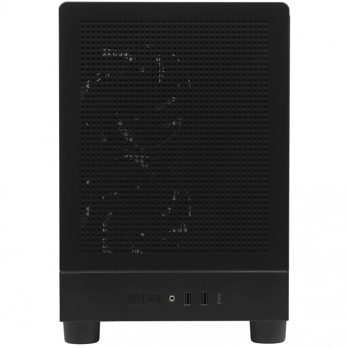 Корпус GAMDIAS ATHENA M4M черный, Mini-Tower