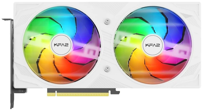 Видеокарта KFA2 GeForce RTX 5060 Ti ROCK(X) OC 2FAN RGB White 8Gb