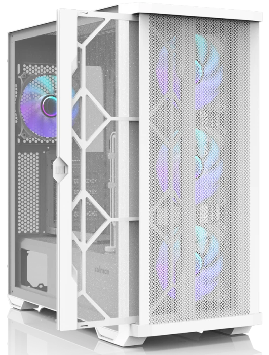Корпус ZALMAN Z10 DUO белый, Mid-Tower