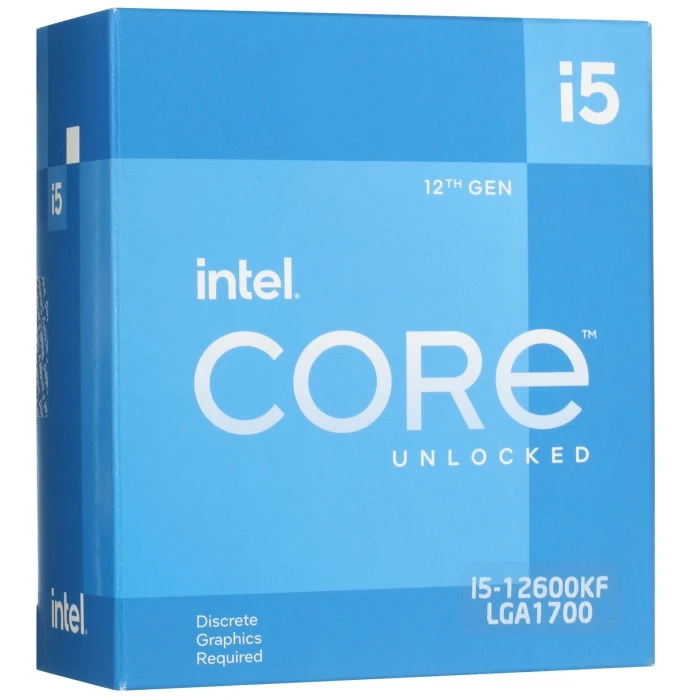 Процессор Intel Core i5-12600KF, BOX, LGA 1700