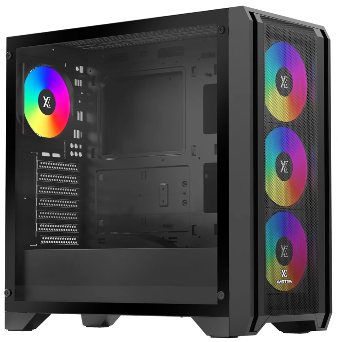 Корпус XASTRA A500 4ARGB черный, Mid-Tower