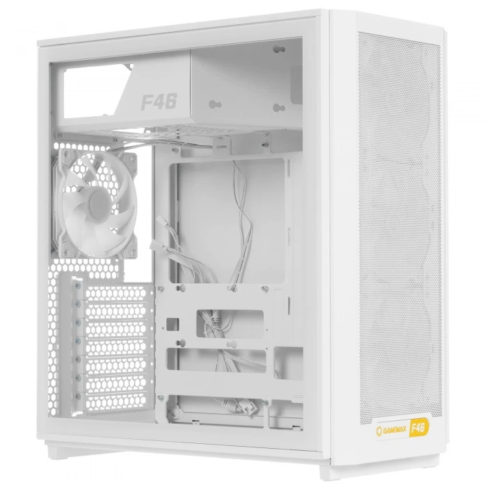 Корпус GameMax F46 WH белый, Mid-Tower