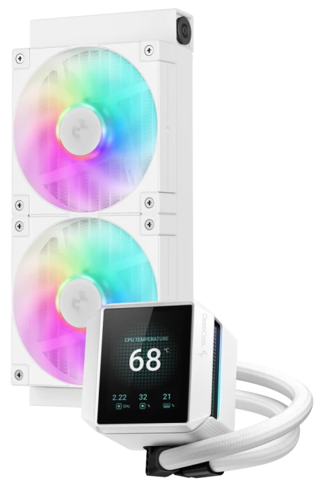 Система охлаждения DEEPCOOL MYSTIQUE 240 WH ARGB белая