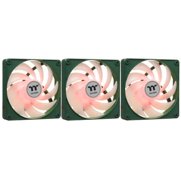 Комплект вентиляторов Thermaltake CT140 EX ARGB Sync Racing Green зеленый, CL-F222-PL14RG-A