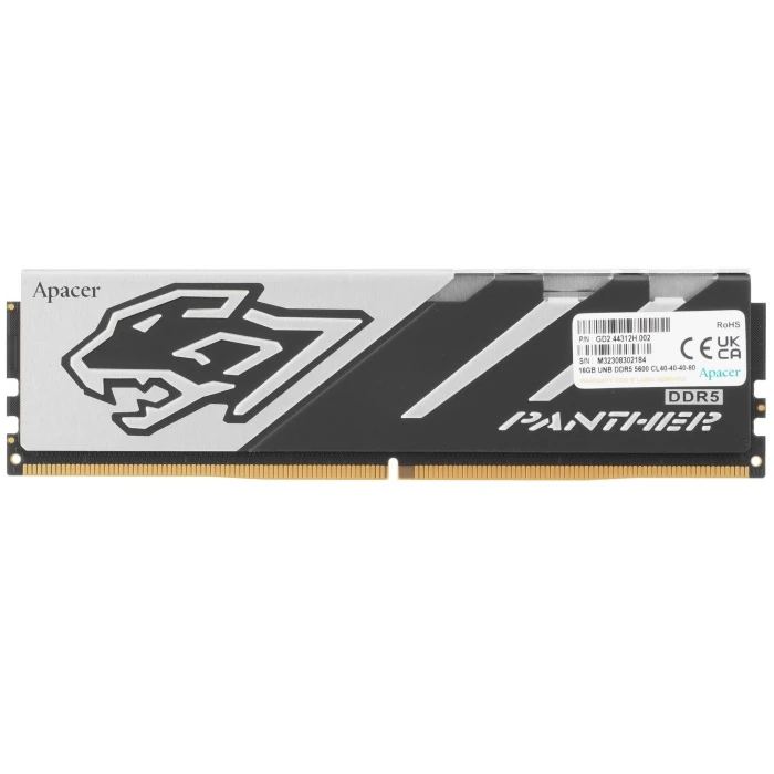 Оперативная память Apacer Panther 16Gb 5600Mhz, AH5U16G56C5227BAA-1