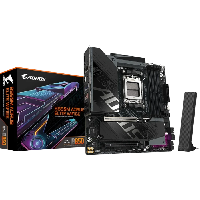 Мат. плата GIGABYTE B850M AORUS ELITE WIFI6E, AM5