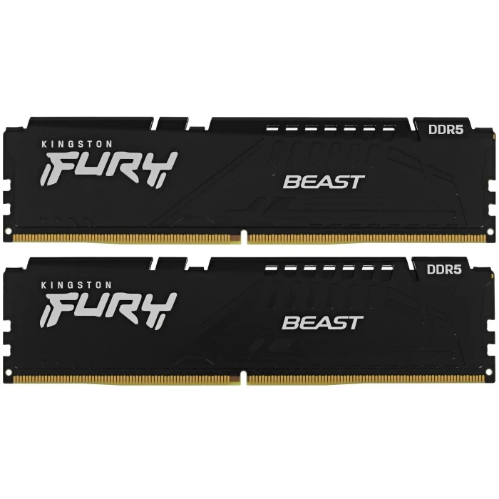 Оперативная память Kingston FURY Beast Black 16Gb 5200Mhz, KIT 2*8Gb, KF552C40BBK2-16