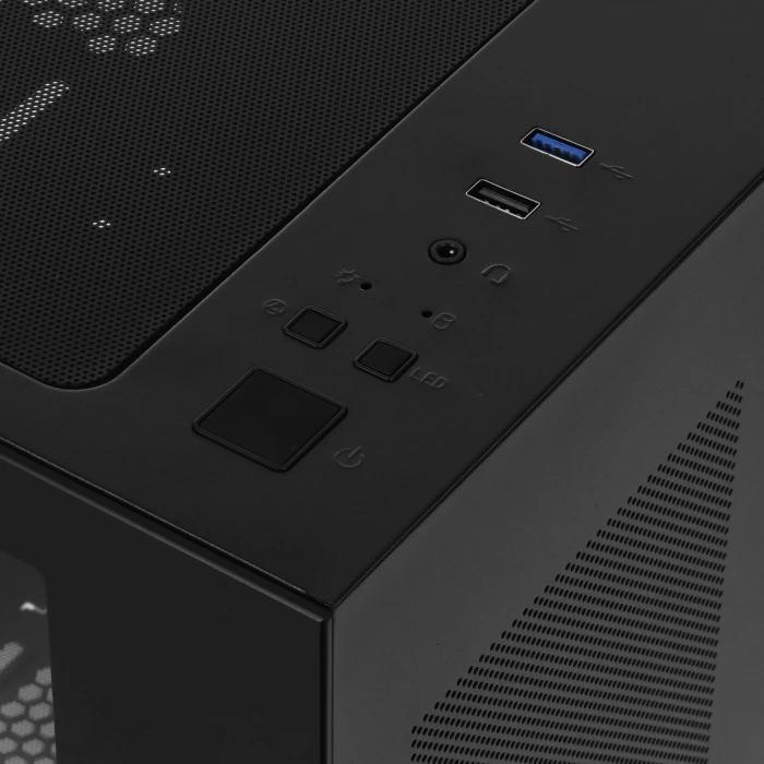Корпус GiNZZU V310 черный, Mini-Tower