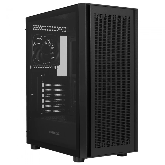 Корпус PowerCase ByteFlow V2 черный, Mid-Tower