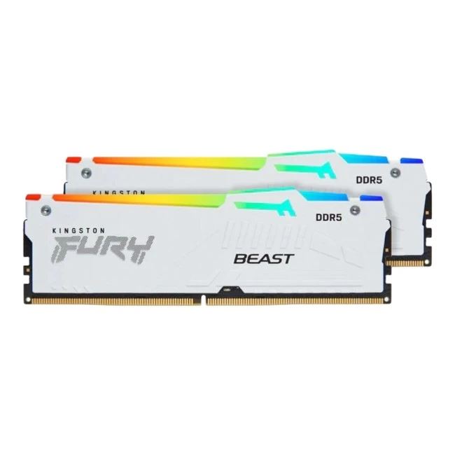 Оперативная память Kingston FURY Beast AMD RGB 64Gb 5600MHz, KIT 2*32Gb, KF556C36BWEAK2-64