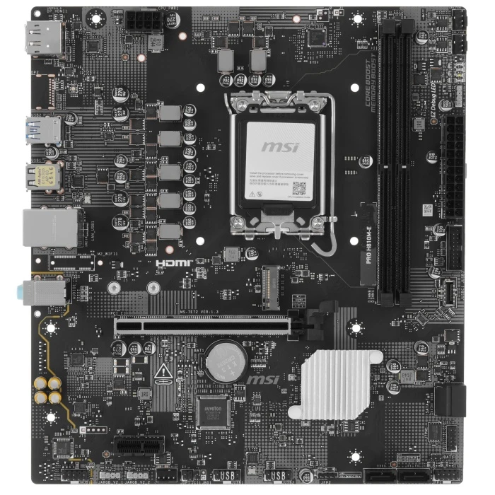 Мат. плата MSI PRO H810M-E, LGA 1851