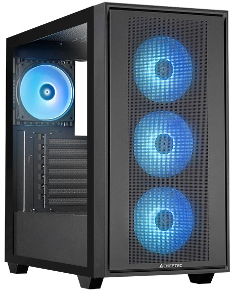 Корпус Chieftec HUNTER 3 черный, Mid-Tower