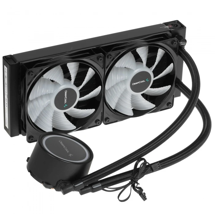 Система охлаждения DEEPCOOL GAMMAXX L240 V2 черная, DP-H12RF-GL240V2