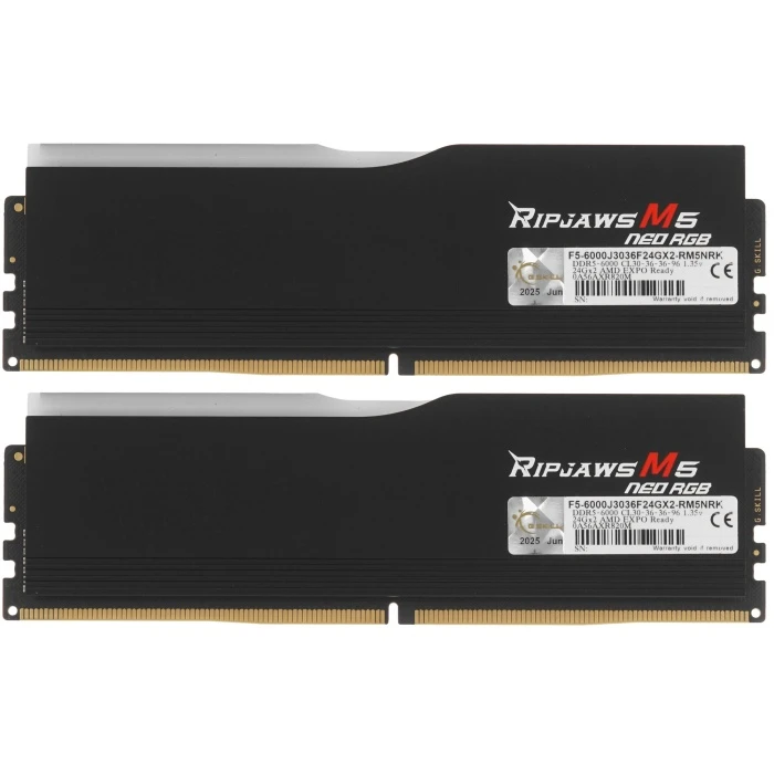 Оперативная память G.Skill RIPJAWS M5 NEO 48Gb 6000Mhz, KIT 2*24Gb, F5-6000J3036F24GX2-RM5NRK