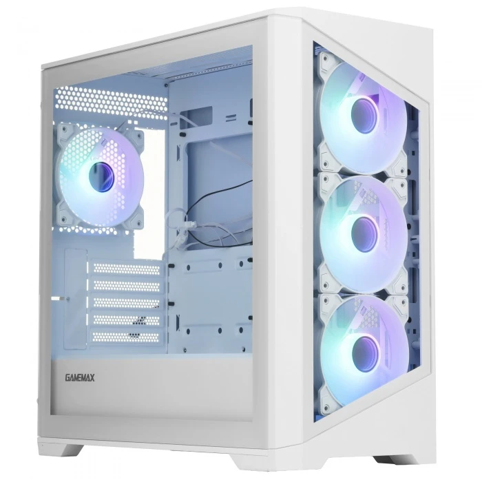 Корпус GameMax Destroyer TGW белый, Mini-Tower