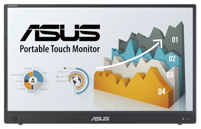 Монитор ASUS ZenScreen Touch MB16AMTR, 15.6", черный