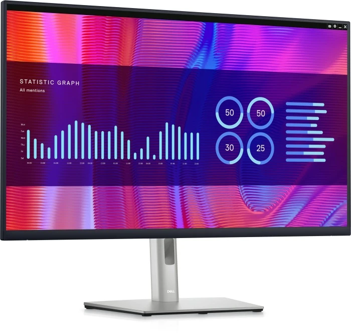 Монитор Dell P3223DE, 31.5", серебристый