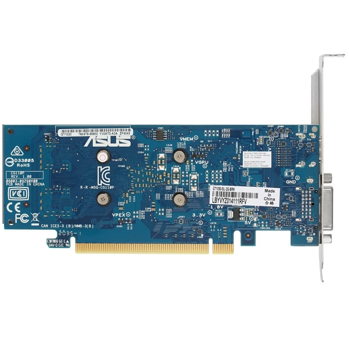 Видеокарта ASUS GeForce GT 1030 Silent LP 2Gb