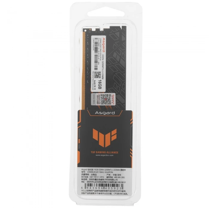 Оперативная память Asgard Jinlunjia 16Gb 3200Mhz, VAM4UX32C18AG-SGUPON