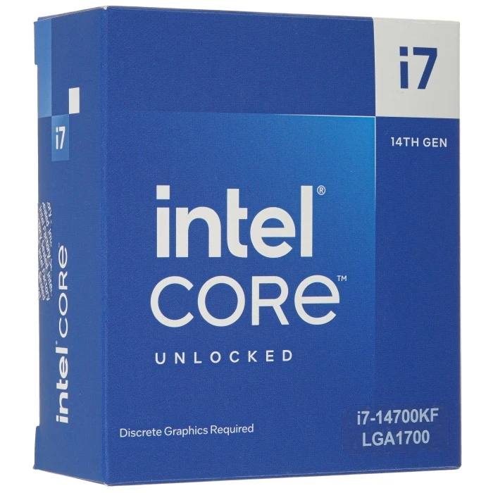Процессор Intel Core i7-14700KF, BOX, LGA 1700