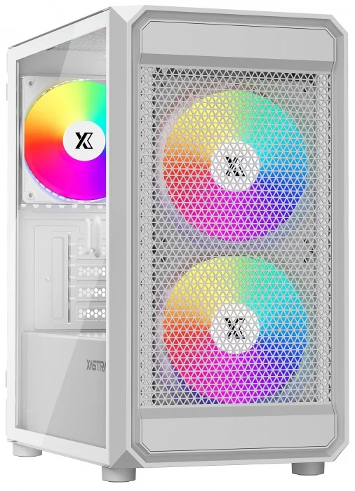 Корпус XASTRA A303M 3ARGB белый, Mini-Tower