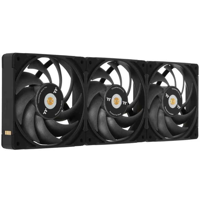 Комплект вентиляторов Thermaltake TOUGHFAN EX12 Pro High Static Pressure PC Cooling Fan – Swappable Edition (3-Fan Pack) черный, CL-F171-PL12BL-A