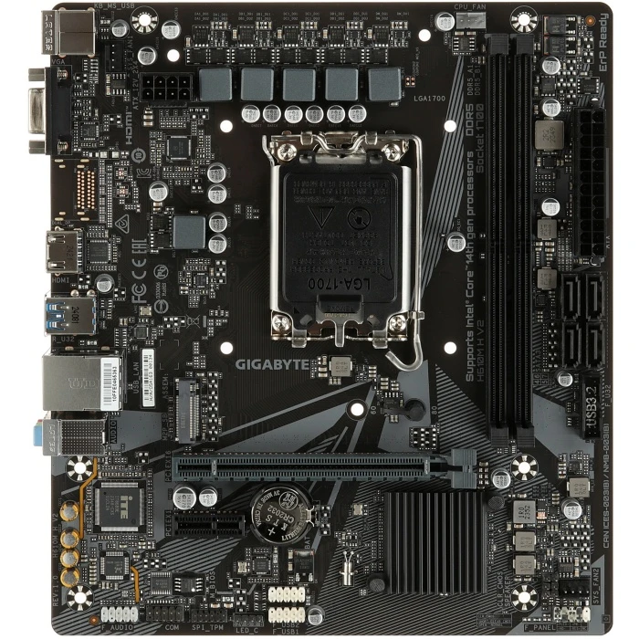 Мат. плата GIGABYTE H610M H V2, LGA 1700