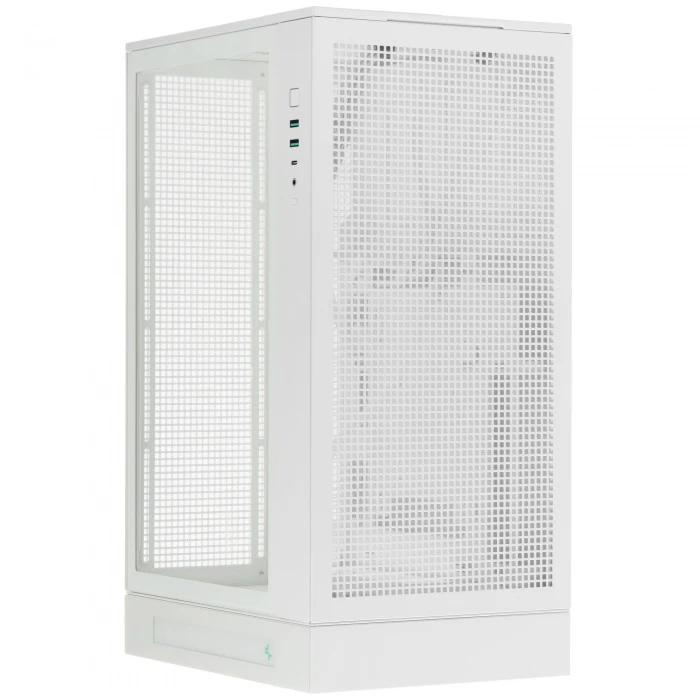 Корпус DEEPCOOL CH270 DIGITAL белый, Mini-Tower