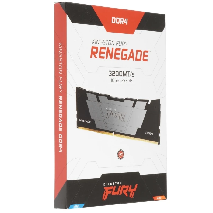 Оперативная память Kingston FURY Renegade 16Gb 3200Mhz, KIT 2*8Gb, KF432C16RB2K2/16