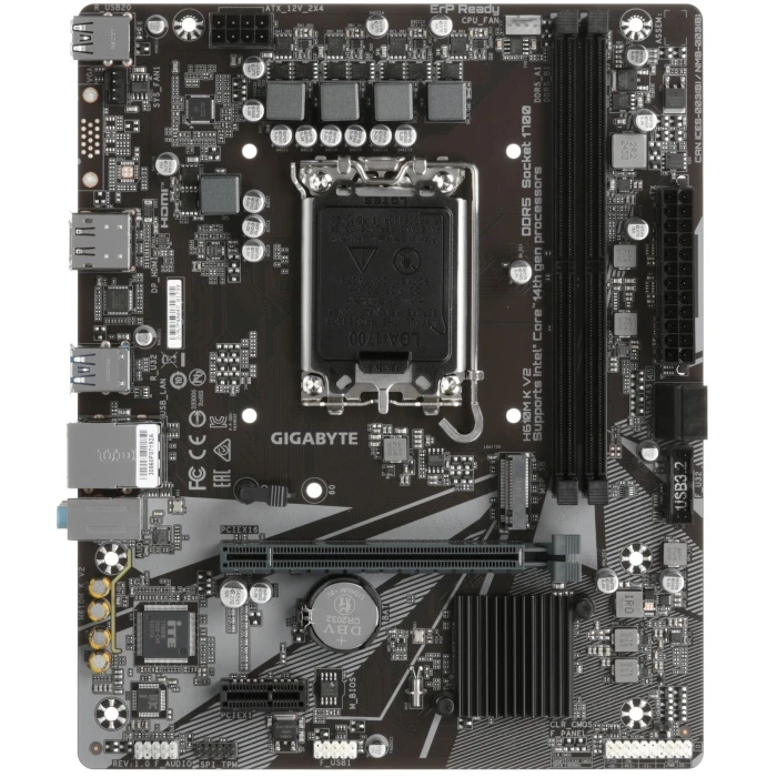 Мат. плата GIGABYTE H610M K V2, LGA 1700