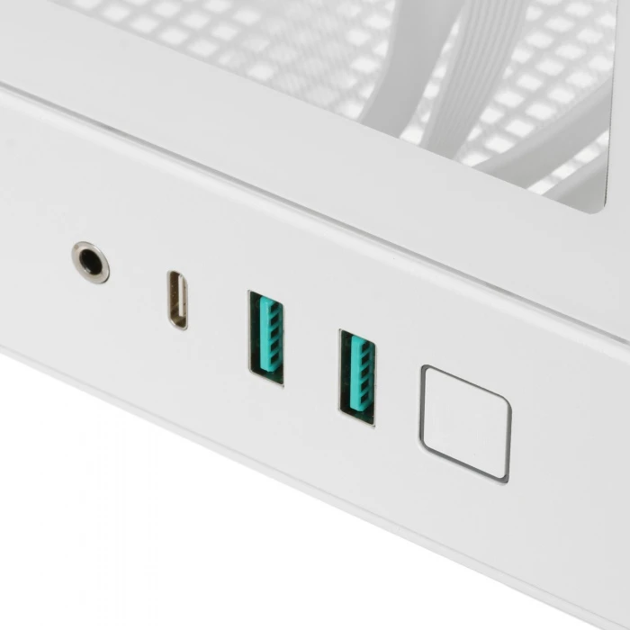 Корпус DEEPCOOL CH160 белый, Mini-Tower