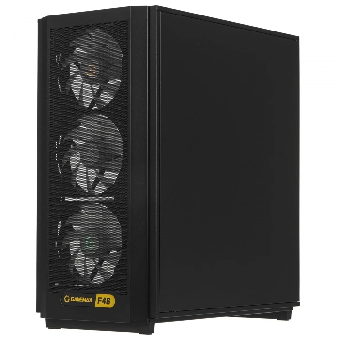 Корпус GameMax F46 BK черный, Mid-Tower