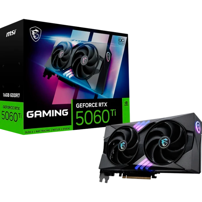 Видеокарта MSI GeForce RTX 5060 Ti GAMING OC 16Gb