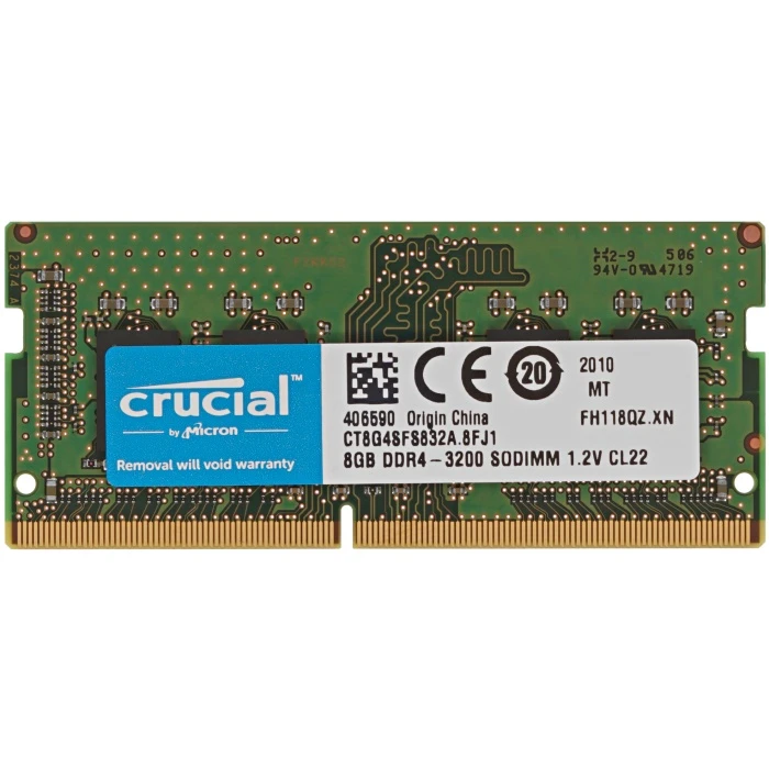Оперативная память Crucial 8Gb 3200Mhz, CT8G4SFS832A