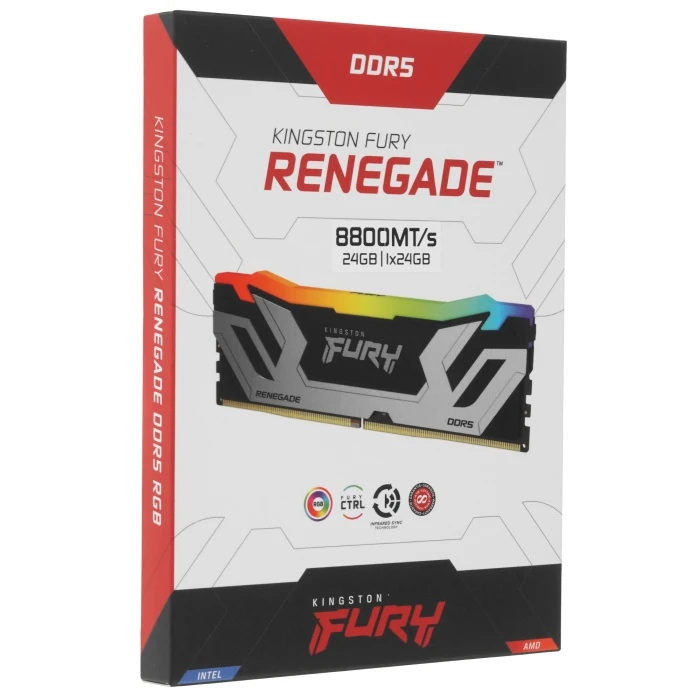 Оперативная память Kingston FURY Renegade Silver RGB 24Gb 8800Mhz, KF588CU42RSA-24